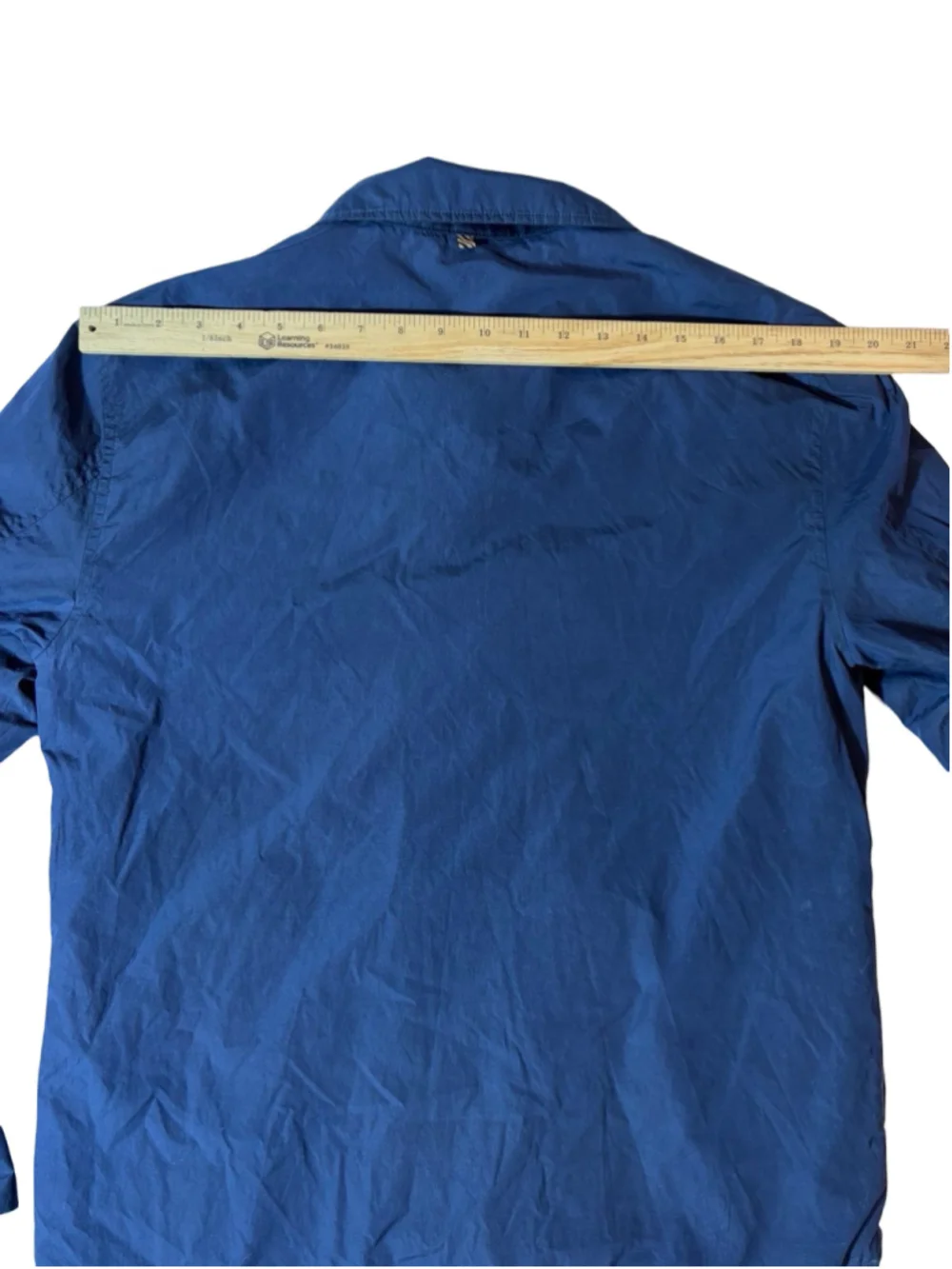 Billy Reid Reversible Waxed Nylon Shirt Jacket Cotton Linen Chore M